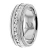 DW9AD005 White Gold Diamond Wedding Ring 