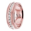 DW9AD005 Rose Gold Diamond Wedding Band