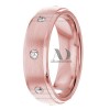 DW9AD006 Rose Gold Diamond Wedding Band