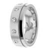 DW9AD010 White Gold Diamond Wedding Ring 