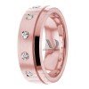 DW9AD010 Rose Gold Diamond Wedding Band