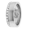 DW9AD017 White Gold Diamond Wedding Ring 