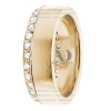 DW9AD017 Yellow Gold Diamond Wedding Bands