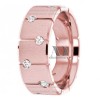 DW9AD020 Rose Gold Diamond Wedding Band