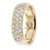 DW9AD022 Yellow Gold Diamond Wedding Bands