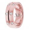 DW9AD024 Rose Gold Diamond Wedding Band