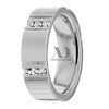 DW9AD025 White Gold Diamond Wedding Ring 