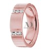 DW9AD025 Rose Gold Diamond Wedding Band
