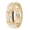 DW9AD026 Yellow Gold Diamond Wedding Bands