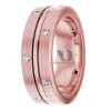 DW9AD030 Rose Gold Diamond Wedding Band