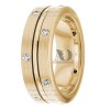 DW9AD030 Yellow Gold Diamond Wedding Bands