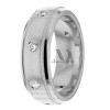 DW9AD031 White Gold Diamond Wedding Ring 