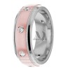 DW9AD031 Two Tone Diamond Ring