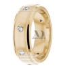 DW9AD031 Yellow Gold Diamond Wedding Bands