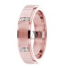 DW9AD032 Rose Gold Diamond Wedding Band