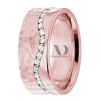 DW9AD034 Rose Gold Diamond Wedding Band