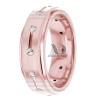 DW9AD040 Rose Gold Diamond Wedding Band