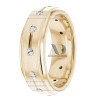 DW9AD040 Yellow Gold Diamond Wedding Bands