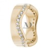 DW9AD041 Yellow Gold Diamond Wedding Bands