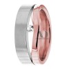 Rose & White Gold Diamond Ring