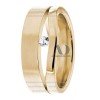 DW9AD042 Yellow Gold Diamond Wedding Bands