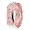 DW9AD045 Rose Gold Diamond Wedding Band