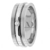 DW9AD046 White Gold Diamond Wedding Ring 