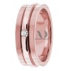 DW9AD046 Rose Gold Diamond Wedding Band