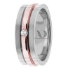 Rose & White Gold Diamond Ring