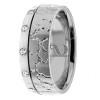 DW9AD047 White Gold Diamond Wedding Ring 