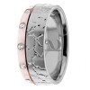Rose & White Gold Diamond Ring