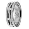 DW9AD052 White Gold Diamond Wedding Ring 
