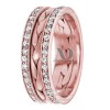 DW9AD056 Rose Gold Diamond Wedding Band