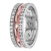 Rose & White Gold Diamond Ring