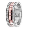 Rose & White Gold Diamond Ring