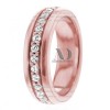 DW9AD061 Rose Gold Diamond Wedding Band