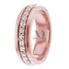 DW9AD061 Rose Gold Diamond Wedding Band