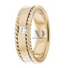 DW9AD064 Yellow Gold Diamond Wedding Bands
