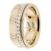 DW9AD071 Yellow Gold Diamond Wedding Bands