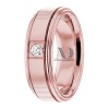 DW9AD077 Rose Gold Diamond Wedding Band