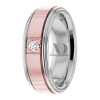 Rose & White Gold Diamond Ring