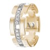 DW9AD146 Multi Tone Wedding Ring Diamond