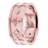 DW9AD148 Rose Gold Diamond Wedding Band