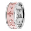 Rose & White Gold Diamond Ring