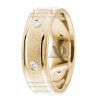 DW9AD151 Yellow Gold Diamond Wedding Bands