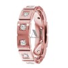 DW9AD154 Rose Gold Diamond Wedding Band
