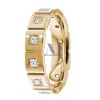 DW9AD154 Yellow Gold Diamond Wedding Bands