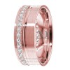 DW9AD156 Rose Gold Diamond Wedding Band
