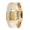 DW9AD156 Yellow Gold Diamond Wedding Bands