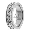 DW9AD160 White Gold Diamond Wedding Ring 